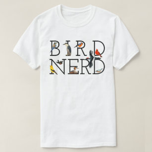 Camiseta Nerd de pássaro