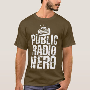 Camiseta Nerd de rádio público