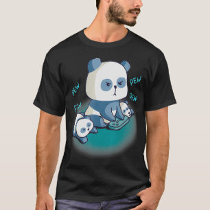 Camiseta Nerd de Vídeo do Gamer Pai Mãe Pai Filha do Bear