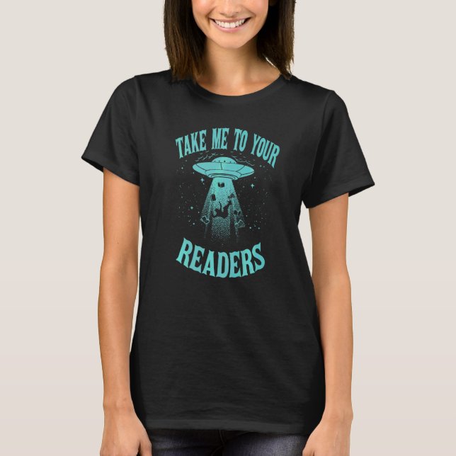 Camiseta Nerd do Catálogo de Canais de Leitura da alienígen (Frente)