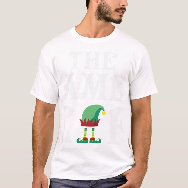 Camiseta nerd do jogador Elf Weihnachten (Frente)