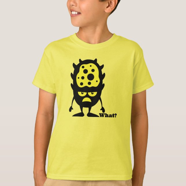 Camiseta Nerd do monstro da ciência (Frente)