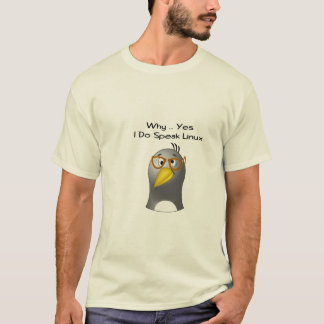 Camiseta Nerd do pinguim de Linux