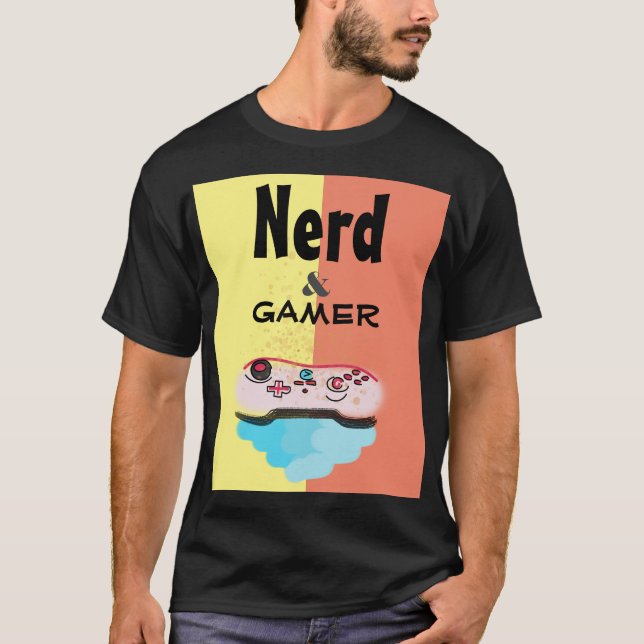 CAMISETA NERD E JOGADOR (Frente)