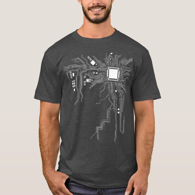 Camiseta Nerd Engraçado Oferta de Geek para computador Núcl (Frente)