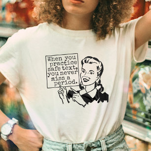 Camiseta Nerd Engraçado  Texto Seguro de Prática Retroati