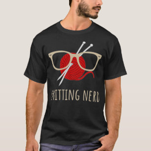 Camiseta Nerd Engraçado Vovó Mãe Knit Agulhas