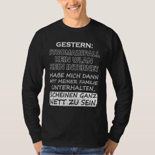 Camiseta Nerd Gaming Computer Scientist Wlan Motif Sayings