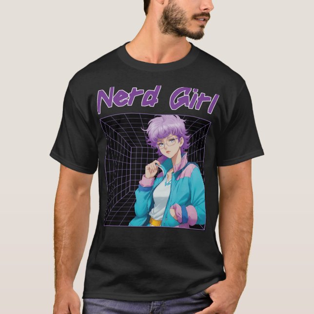 Camiseta Nerd Girl  (Frente)