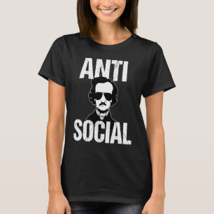 Camiseta Nerd Gótico Inglês Lit Edgar Allan Poe