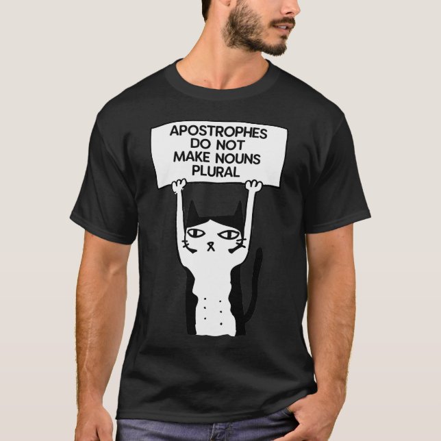 Camiseta Nerd gramatical (Frente)