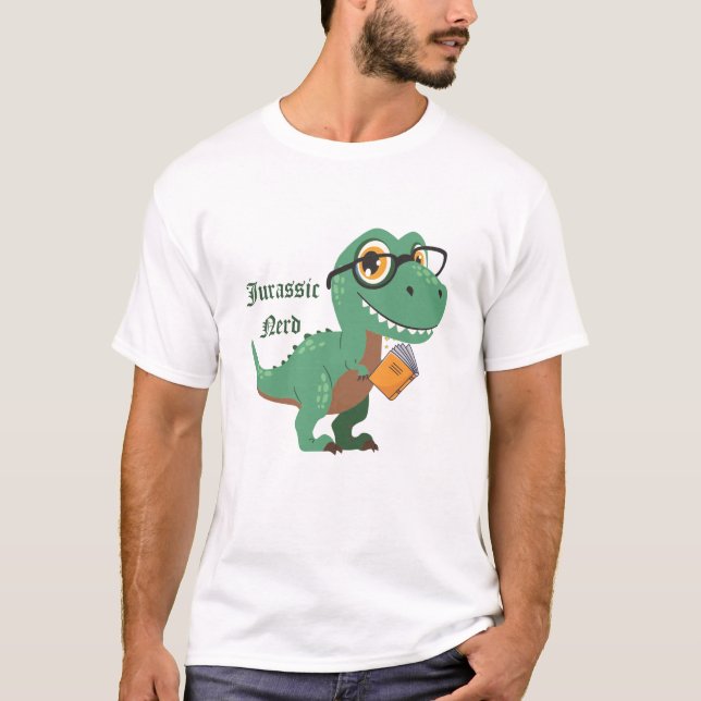 Camiseta nerd jurássico (Frente)