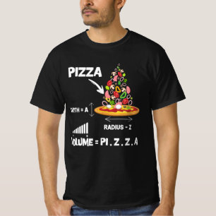 Camiseta Nerd Matemático de Pizza Amantes de Volume Fórmula
