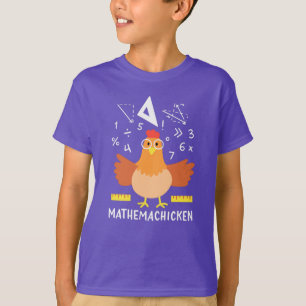 Camiseta Nerd Math Chicken Gag Funny Mathemachicken