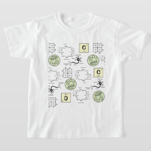 Camiseta Nerd Neurônio de Células Genéticas de Estudantes d
