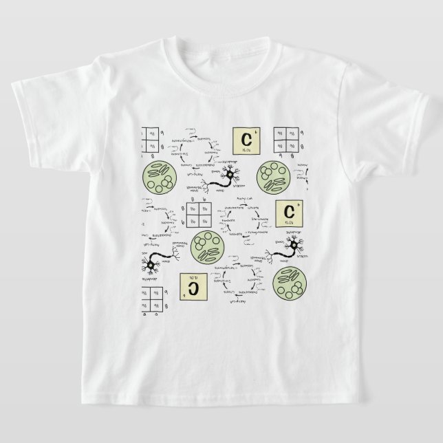 Camiseta Nerd Neurônio de Células Genéticas de Estudantes d (Postura )