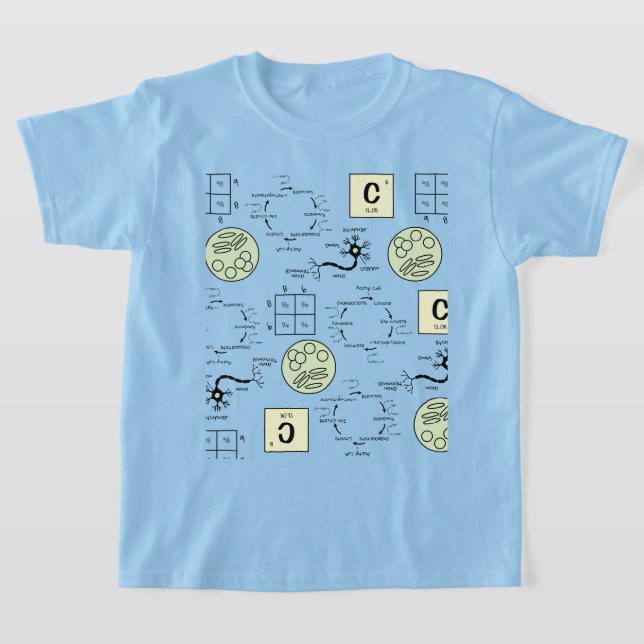 Camiseta Nerd Neurônio de Células Genéticas de Estudantes d (Postura )