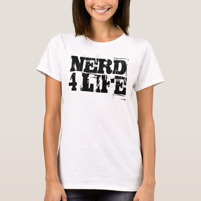 Camiseta Nerd para a vida - Tanque básico feminino (Frente)
