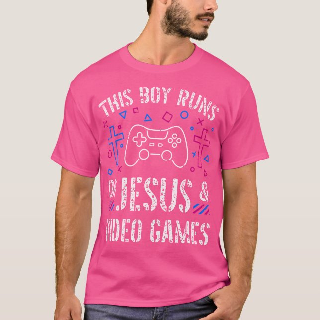 Camiseta Nerd para Jogos Cristãos (Frente)