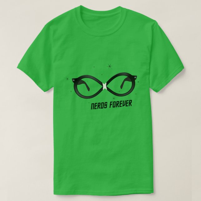 Camiseta Nerd para sempre (Frente do Design)