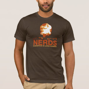 Camiseta Nerd: Perigoso em grandes números!