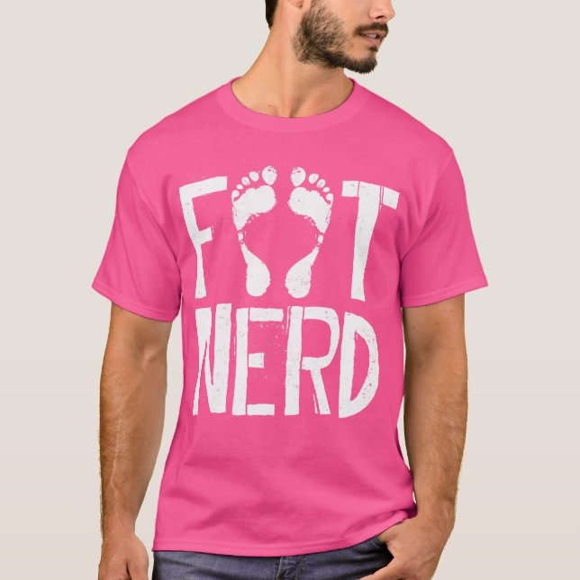 Camiseta Nerd Podiatra Foot Doutor Podiatraria Engraçado (Frente)