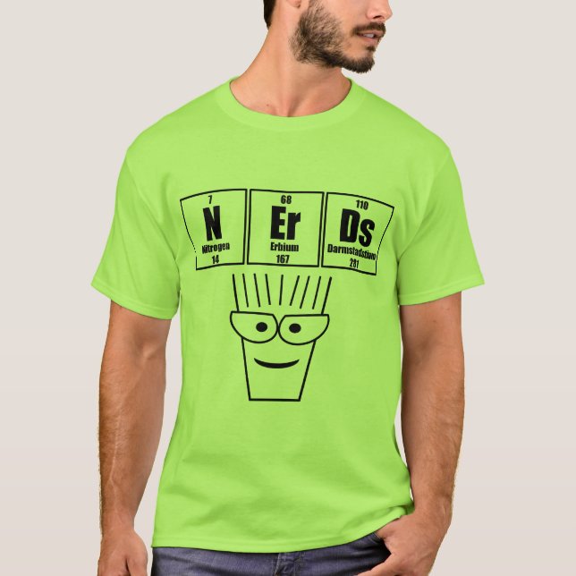 Camiseta Nerd-Preto (Frente)
