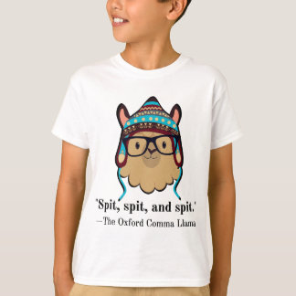 Camiseta Nerd preto de gramática de lama Oxford