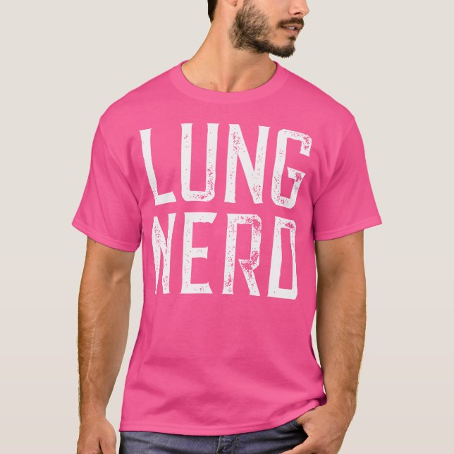 Camiseta Nerd pulmonar Médico Pulmonar (Frente)