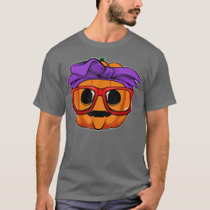 Camiseta Nerd Pumpkin Ppreguiçoso Halloween Costume Cute Ja