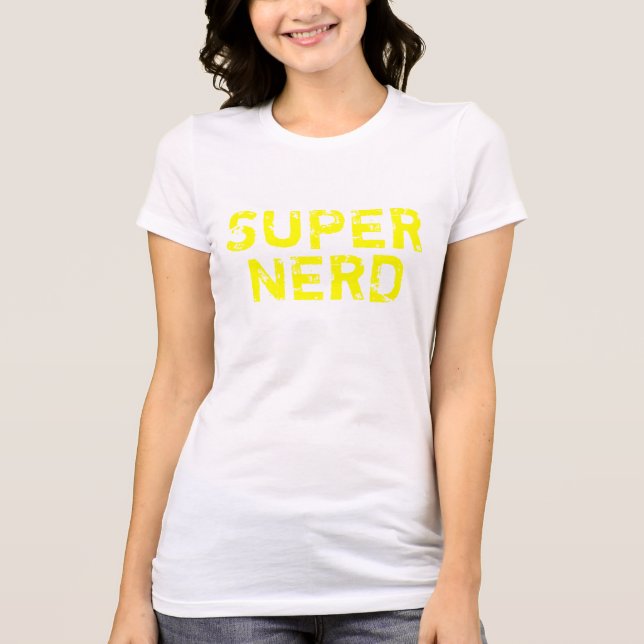 CAMISETA NERD SUPER (Frente)