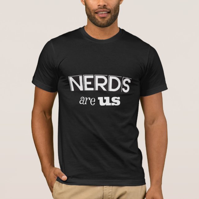 Camiseta Nerd usados (Frente)