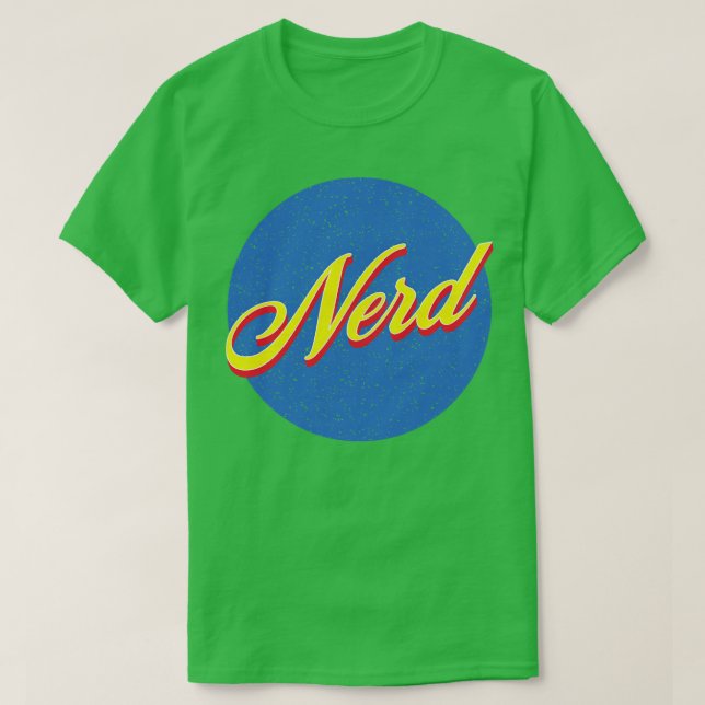 Camiseta Nerd Vintage (Frente do Design)
