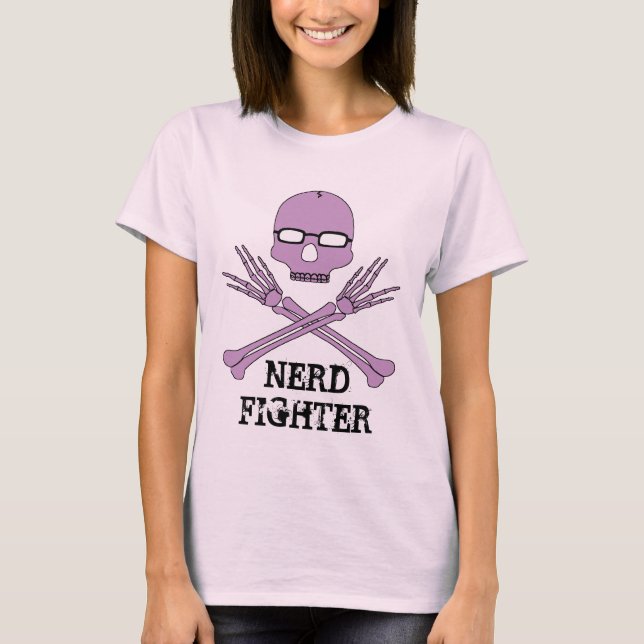 Camiseta nerdfighterpurple, NERDFIGHTER (Frente)