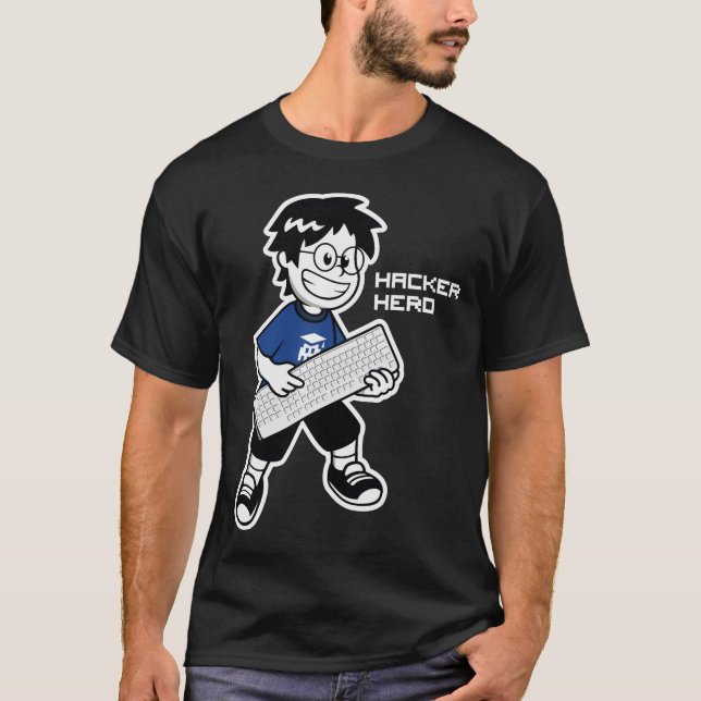 Camiseta Nerdson Hacker Nerd - Produto oficial Hacktoon (Frente)