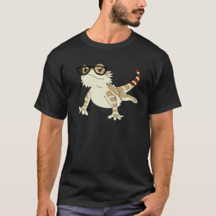 Camiseta Nerdy Beardy Dragon Engraçado