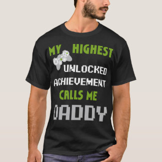 Camiseta Nerdy Funny Dia de os pais Gamer Jogos de vídeo