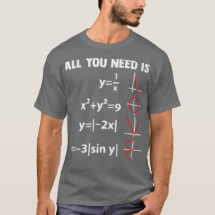 Camiseta Nerdy Math Equation Matemática Science Geometry P