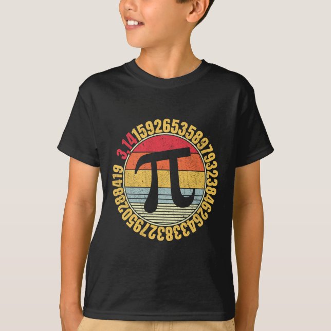 Camiseta Nerdy Math Pi - Símbolo Mathlete (Frente)