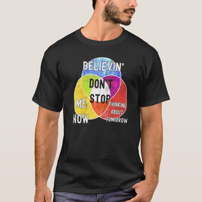 Camiseta Nerdy Não Pare Venn Diagram Algebra Professora de  (Frente)