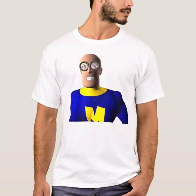 Camiseta Nerdy Super Hero (Frente)