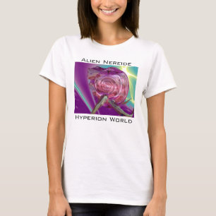 Camiseta NEREIDA DE alienígena/NYMPH DE ÁGUA,SINAL DE ENCAD