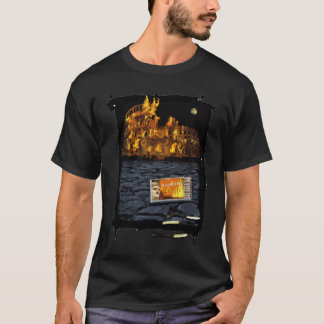 Camiseta Nero queimando Roma, com fósforos... Camisola