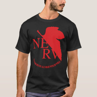 Camiseta NERV - Névoa Néon Genesis Evangelion Clássica