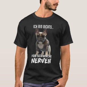 Camiseta Nervos fracos cachorro Frenchie Bulldogue Francês