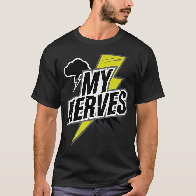 Camiseta Nervos Ruins: Fique Forte (Frente)