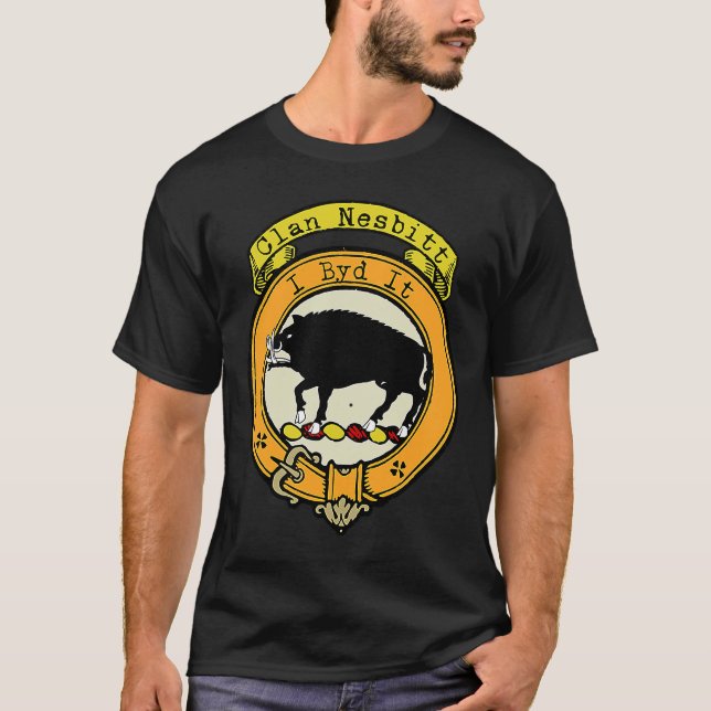 Camiseta Nesbitt Clan Scottish Crest 1 (Frente)