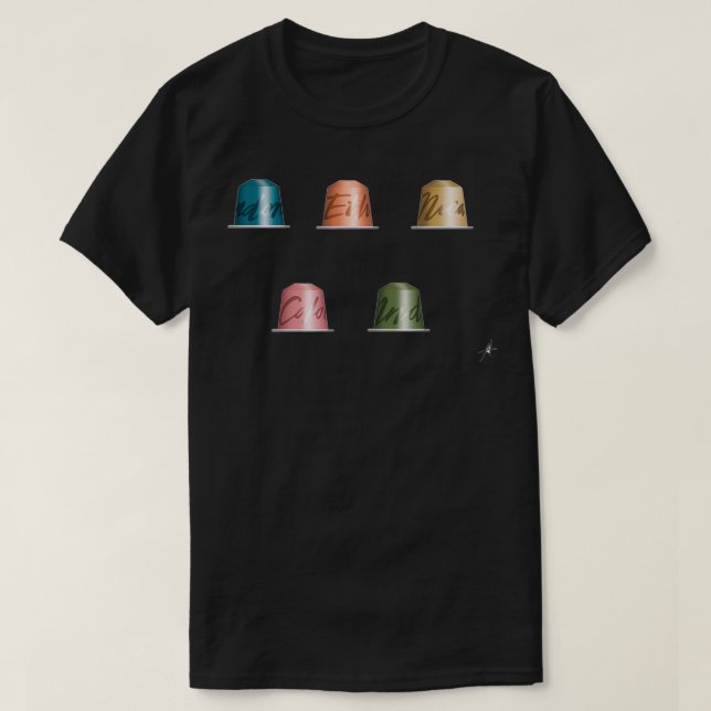 Camiseta Nespresso cápsulas  (Frente do Design)