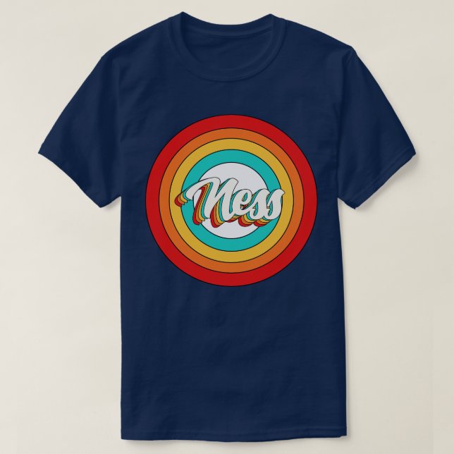 Camiseta Ness Name Shirt Vintage Ness Circ (Frente do Design)