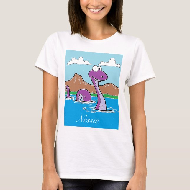 Camiseta Nessie: o monstro de Loch Ness (Frente)